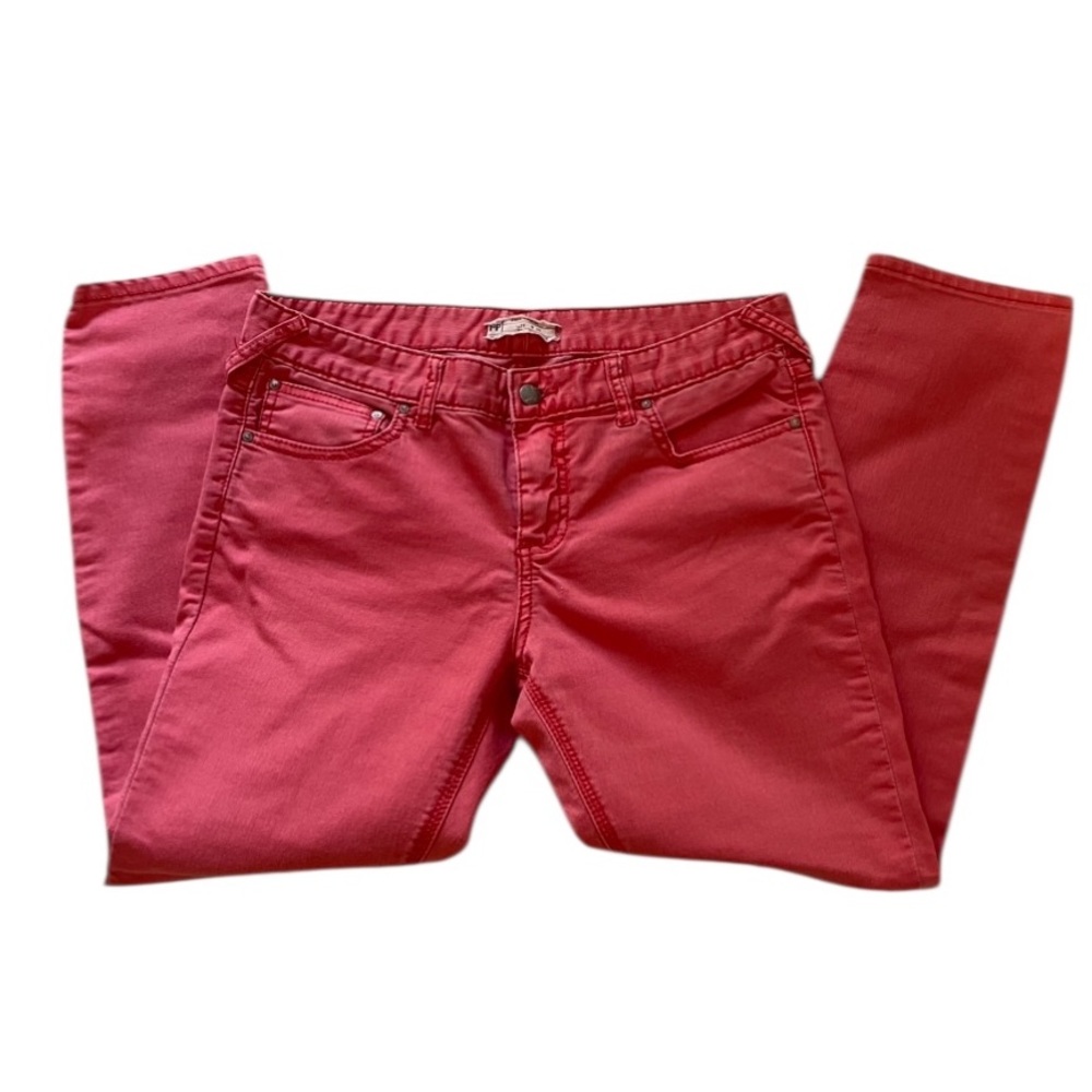 Free People Salmon, Red, orange  Skinny Midrise Jeans by Free People, size 30 - Picture 3 of 7